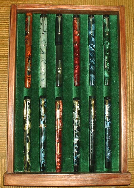 First drawer showing Duro pens.